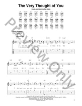 The Very Thought of You Guitar and Fretted sheet music cover